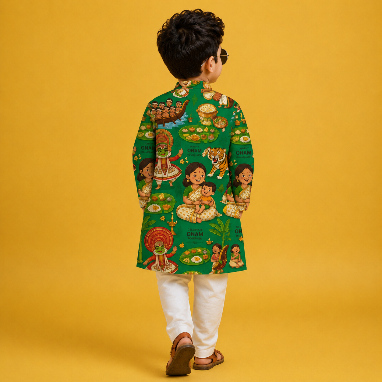 Pookalam Parade Kurta Set