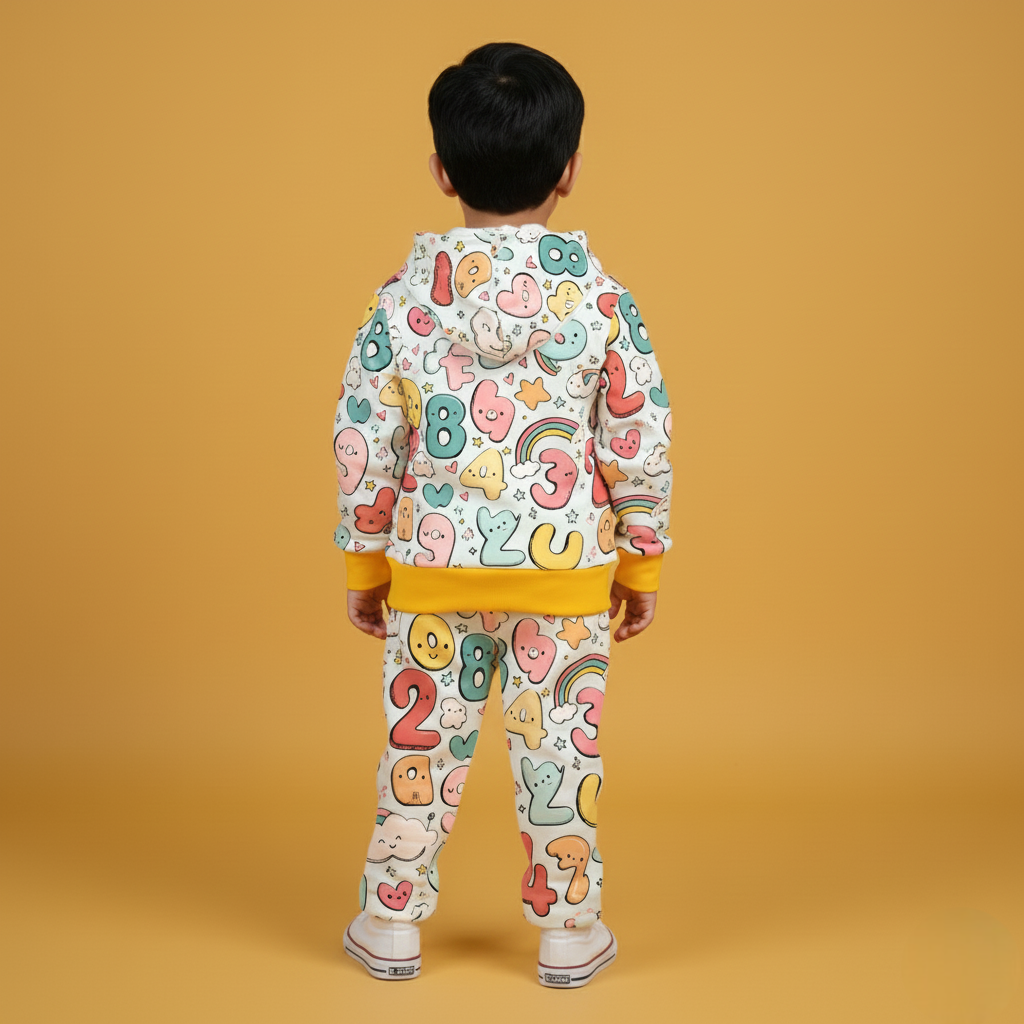 Tots' Tally Open Bottom Hoodie & Jogger Set