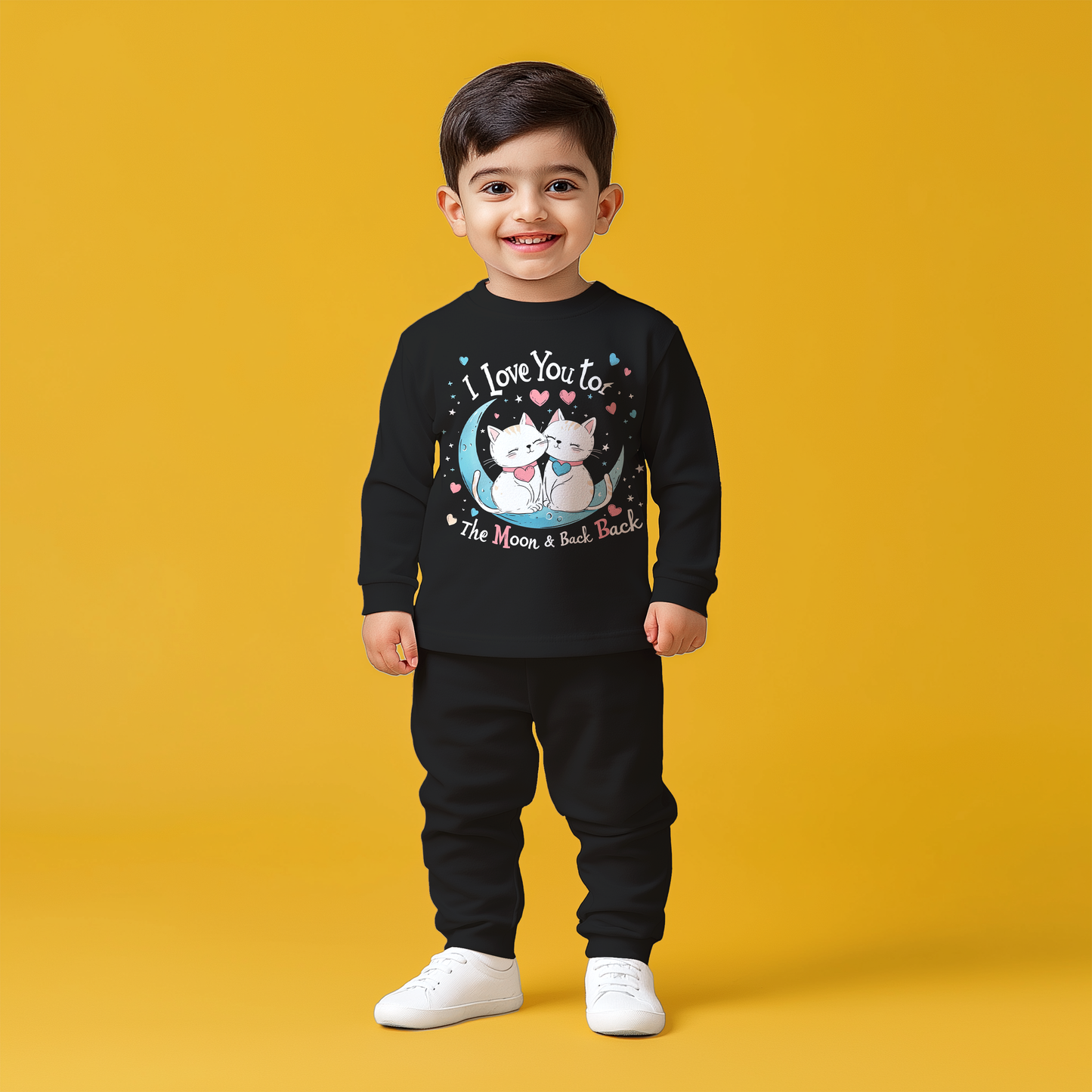 Love You Full T-shirt & Bottom Set