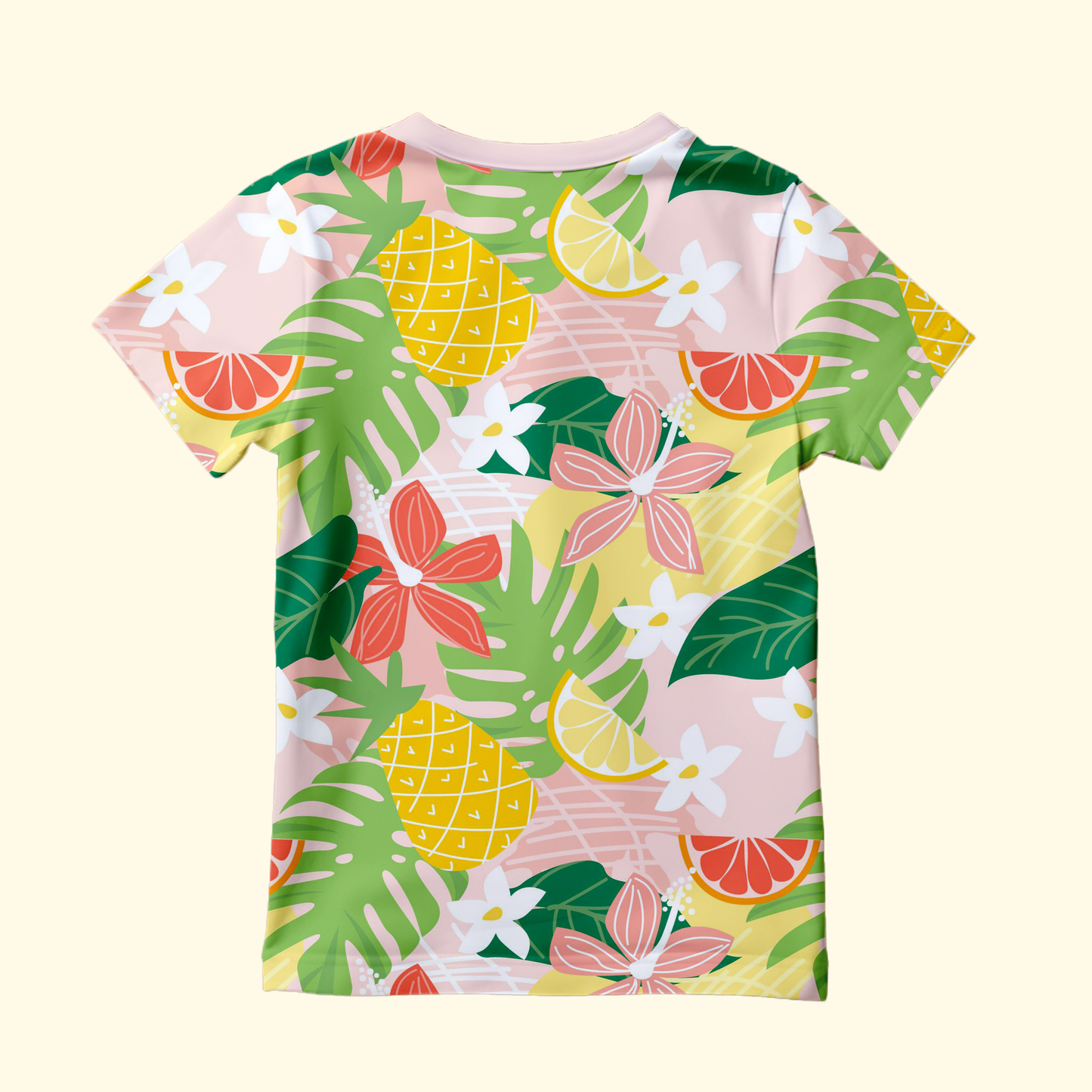 Fruit & Leaf T-shirt & Shorts Kids Co-ord Set
