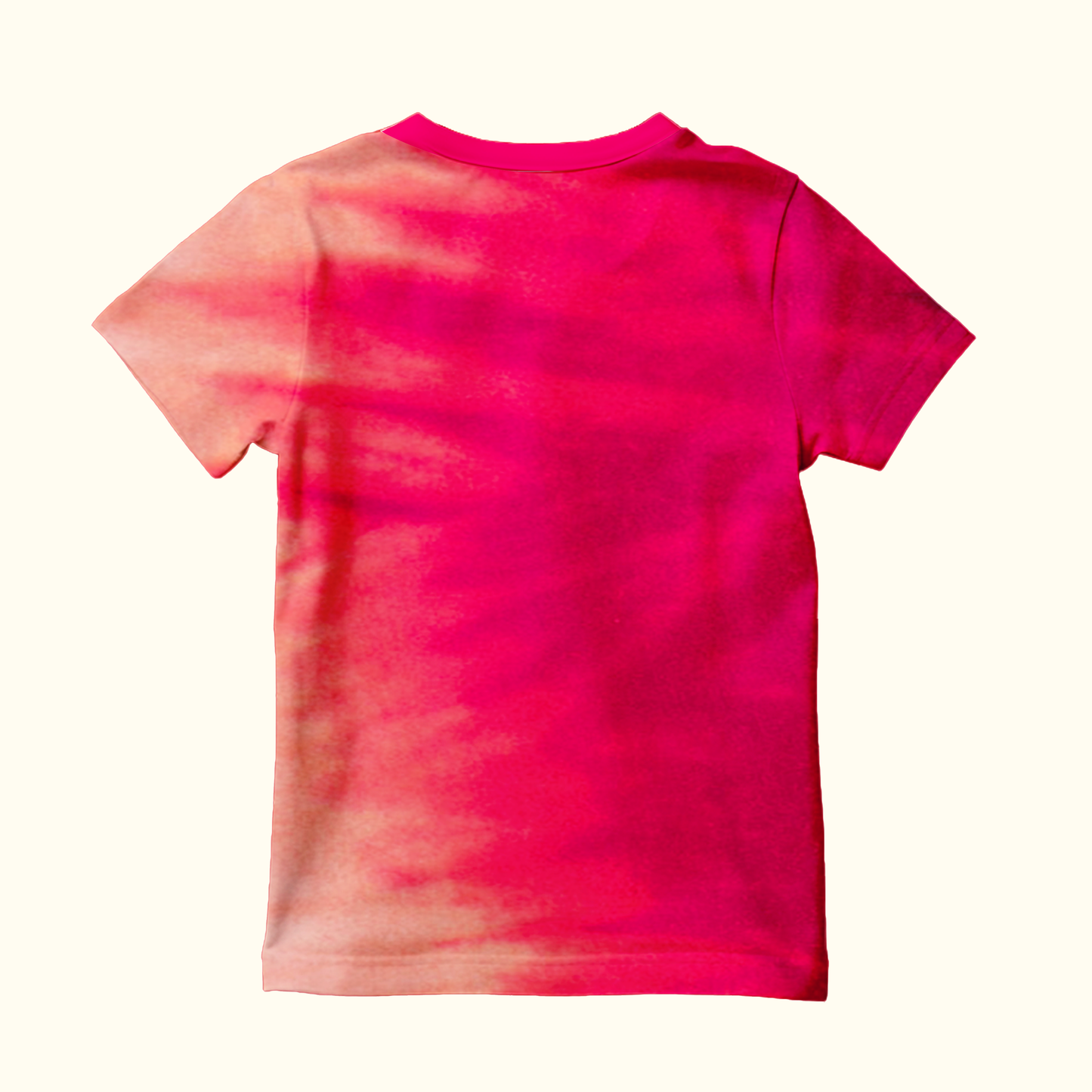 Ruby Effect Tie-Dye Half T-shirt & Shorts Kids Co-ord Set