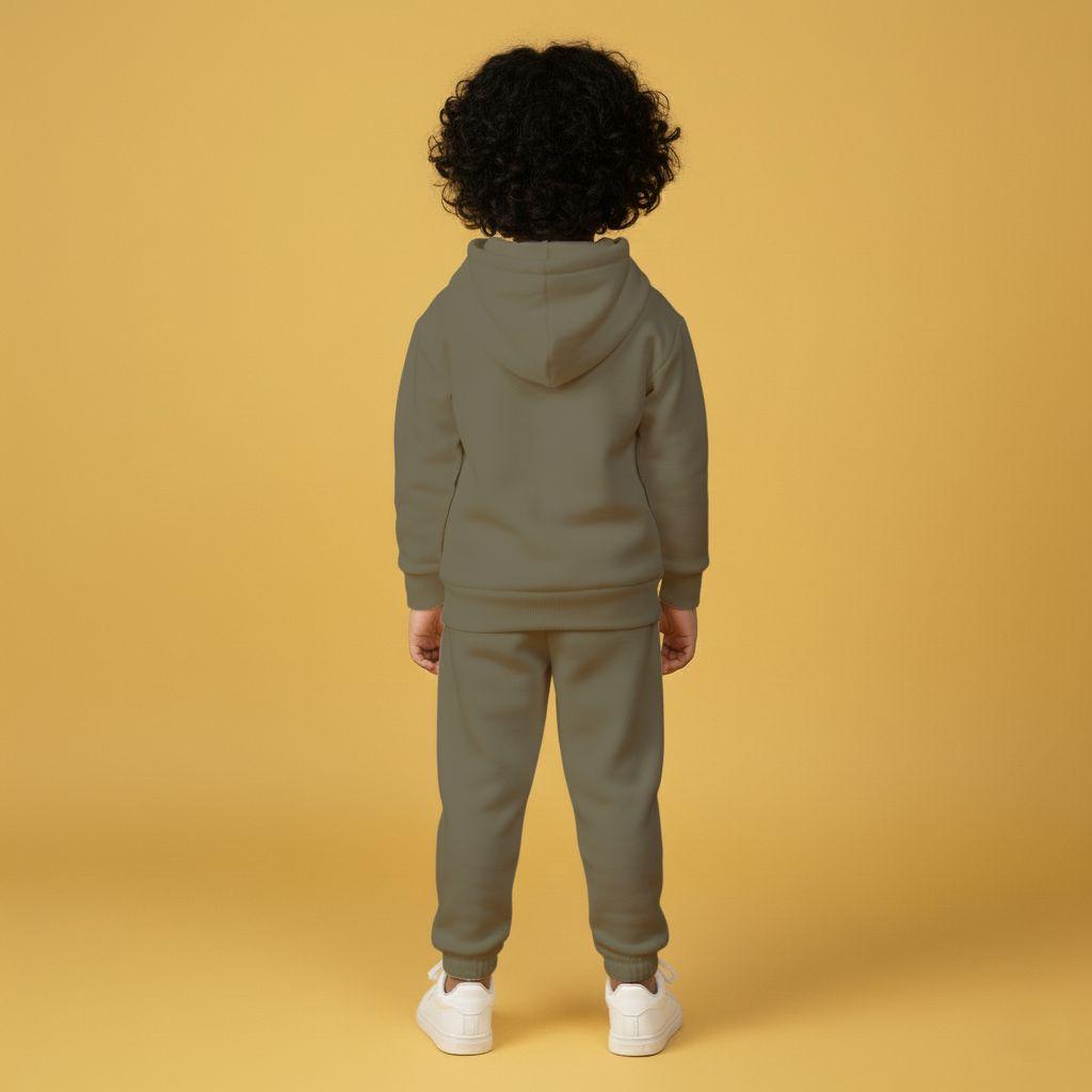 Olive Green Signature Hoodie Co-ords Set