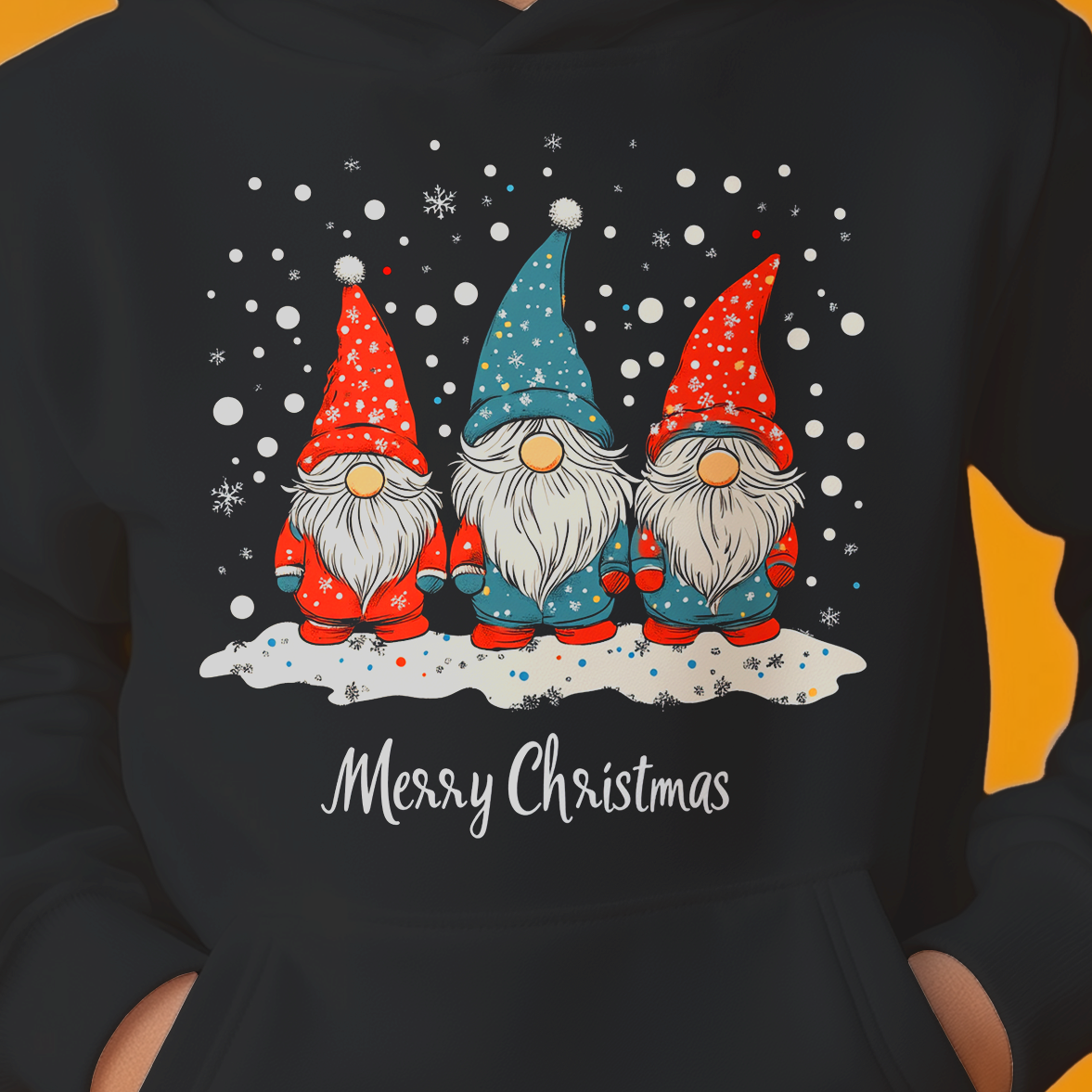 Christmas Blue Kids Hoodie