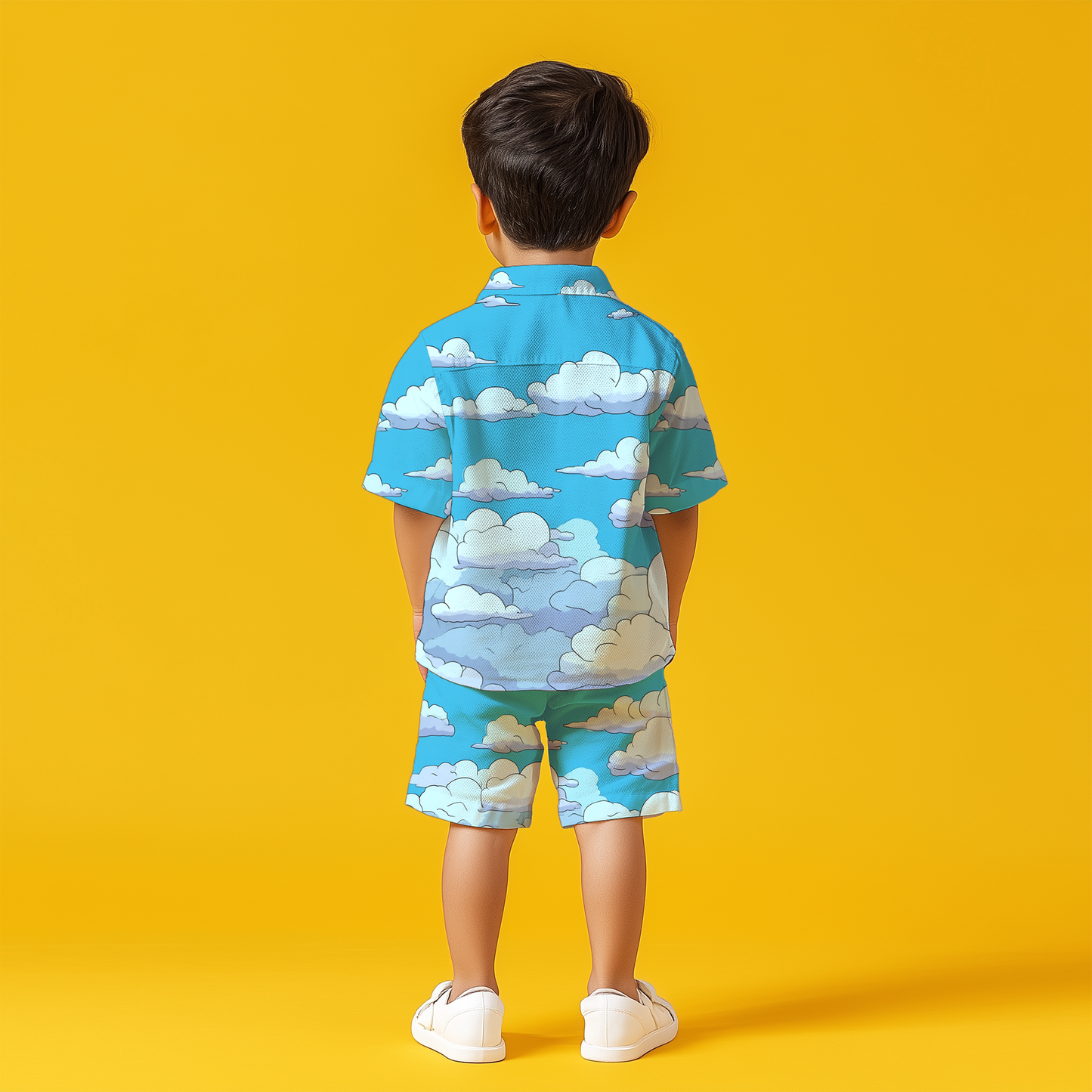 Dreamy Cloud Shirt & Shorts Kids Co-ord Set