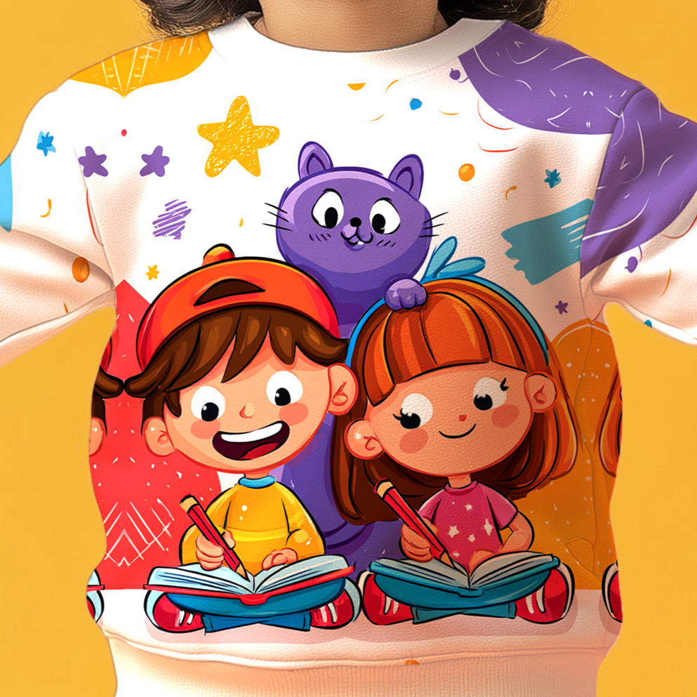The Doodle Day Sweatshirts Co-ords Set