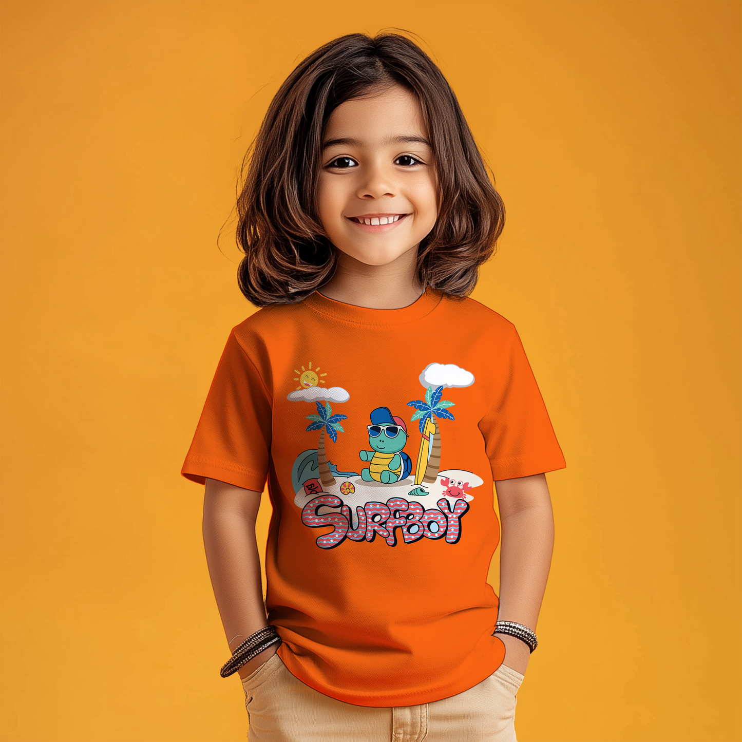 Surfboy White T-Shirt