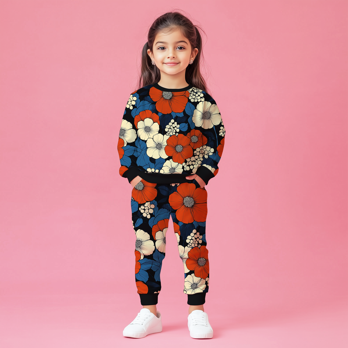 Kids Sweatshirts Co-ords Set 28
