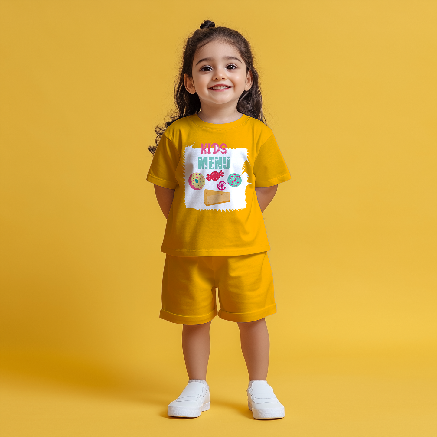Kids Menu T-shirt & Shorts Set