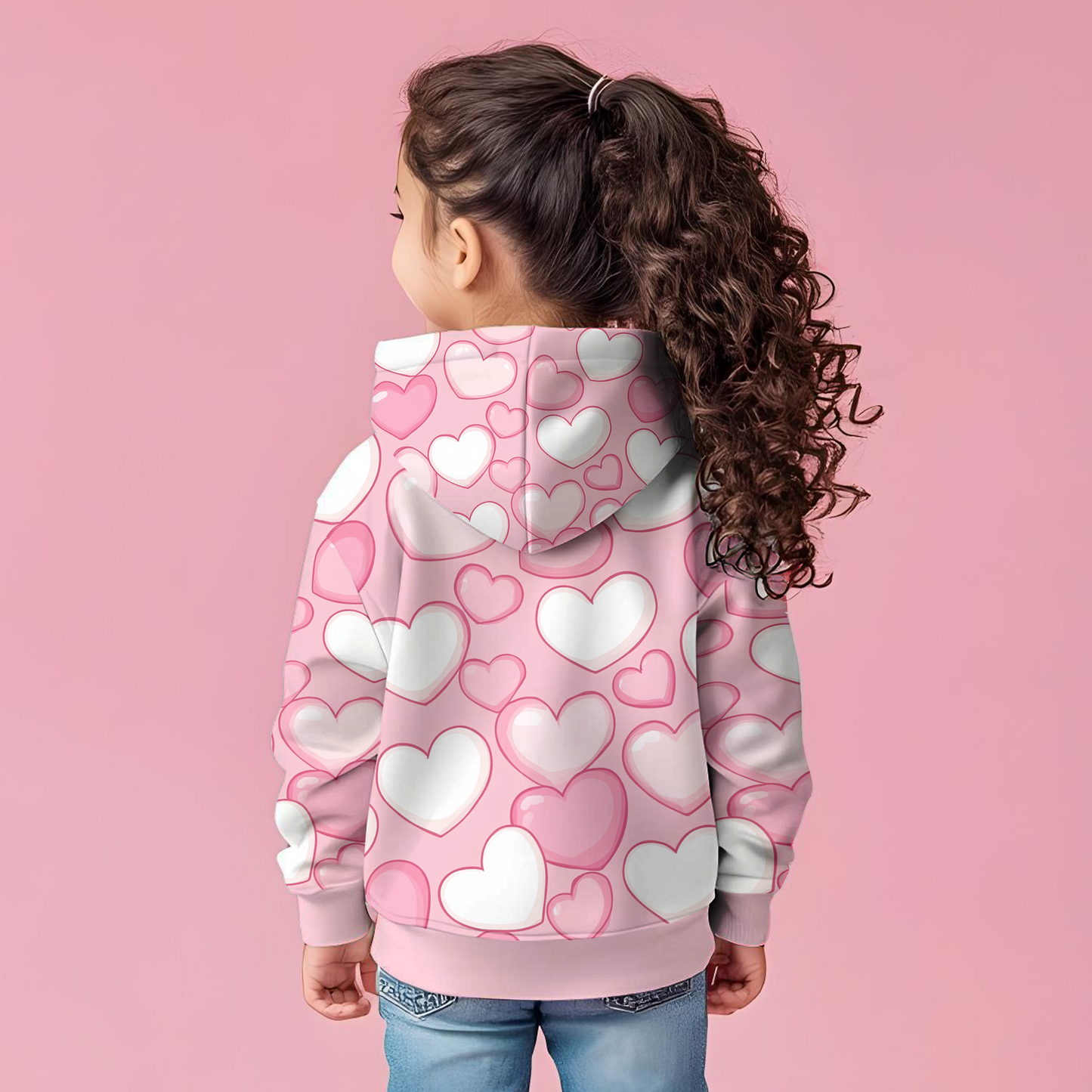 Heart Bubbles Kids Hoodie