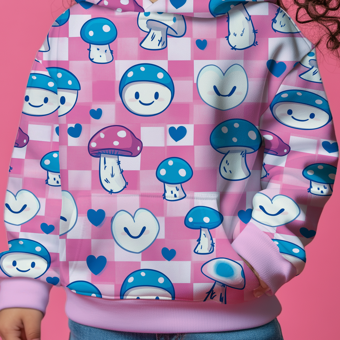 Mushrooms Kids Hoodie