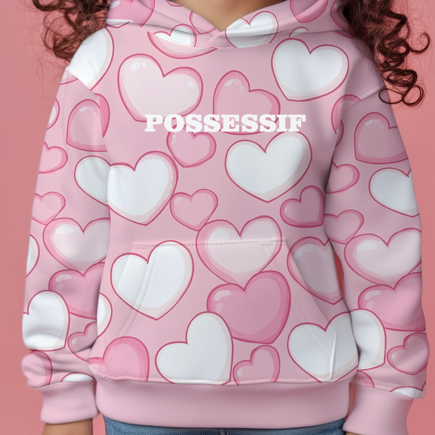 Heart Bubbles Kids Hoodie