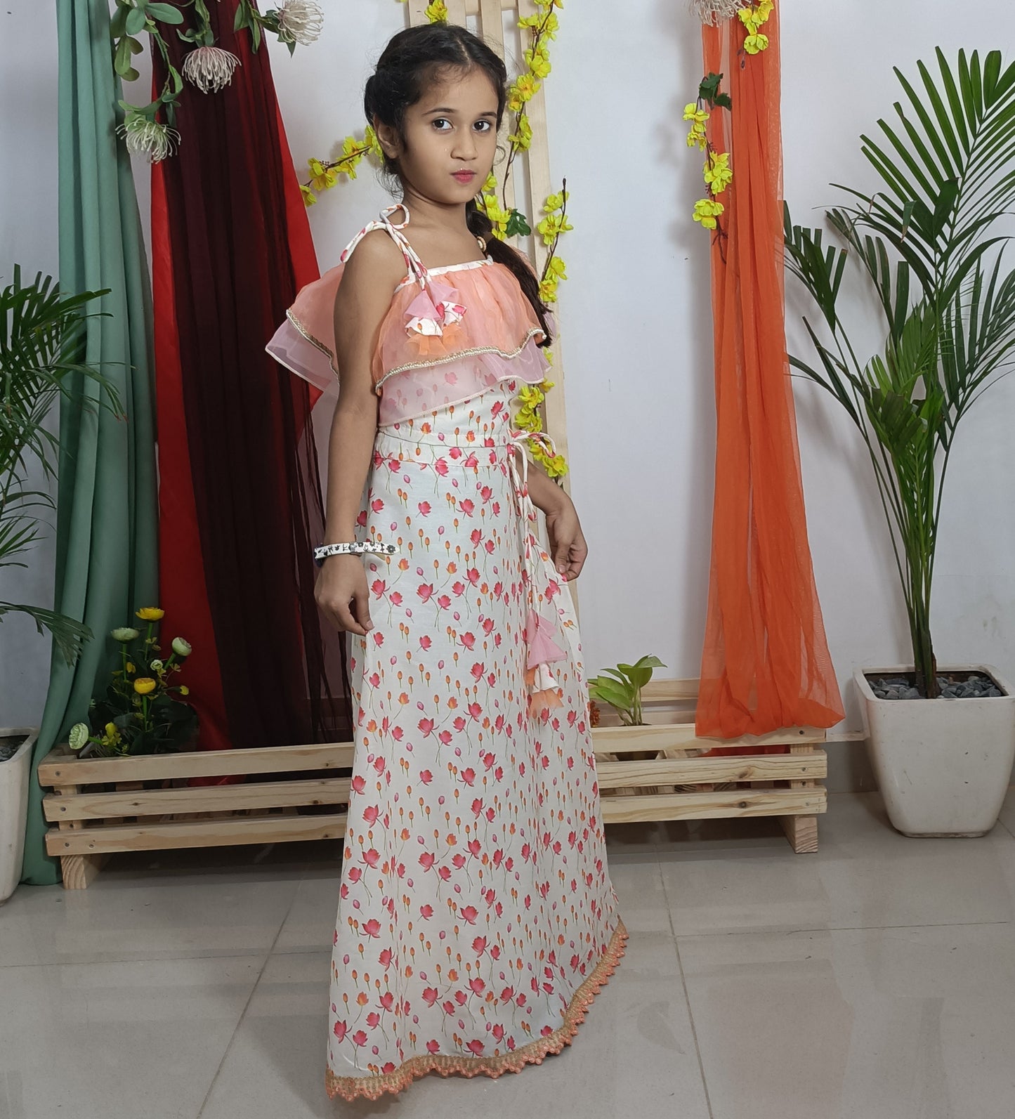 Dewdrop Floral Lehenga Set