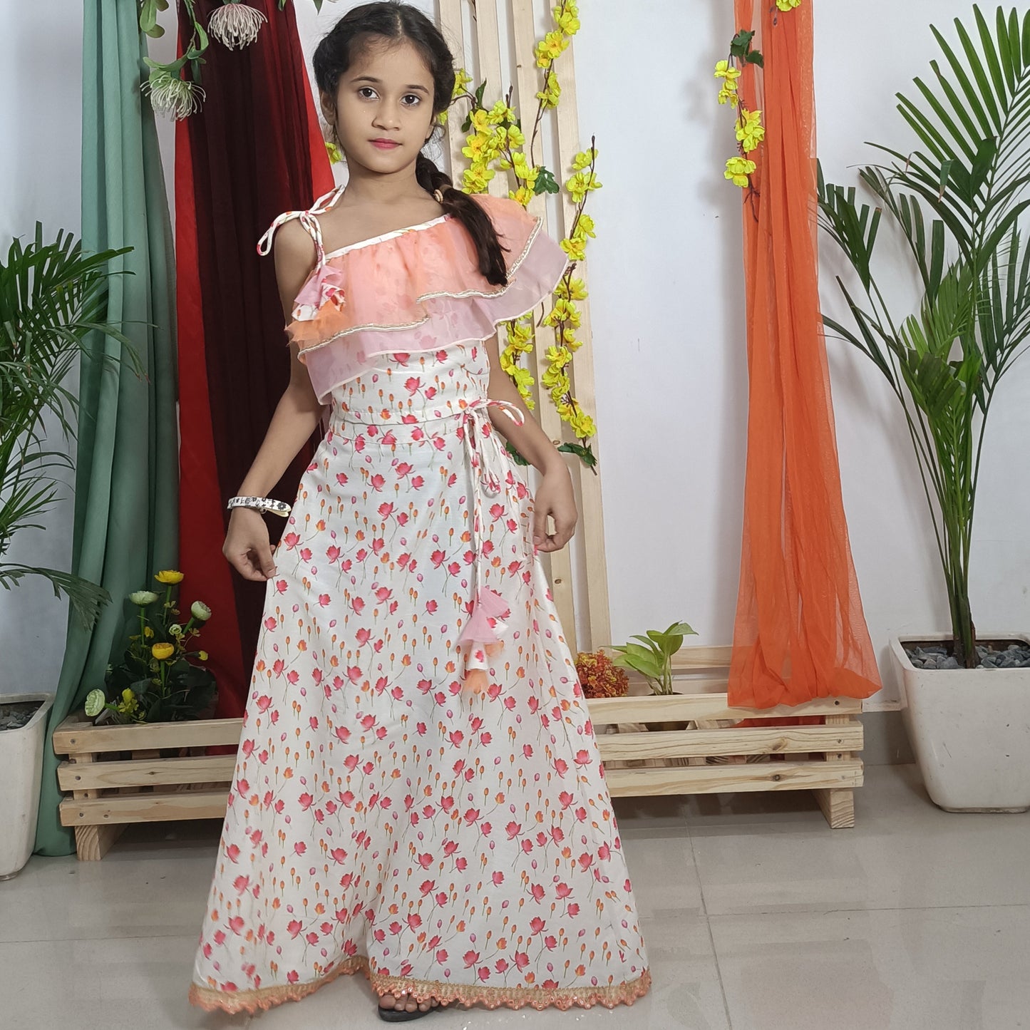 Dewdrop Floral Lehenga Set