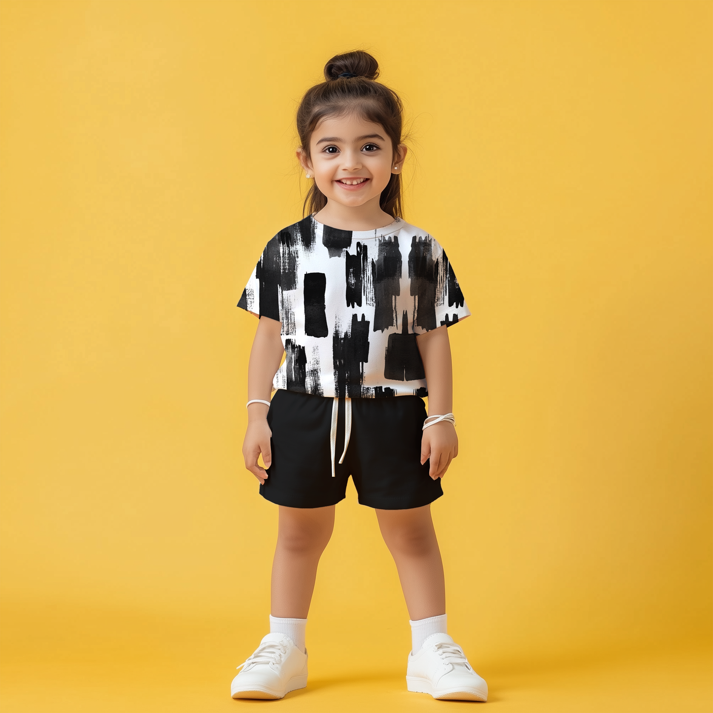 Little Inked T-shirt & Shorts Set