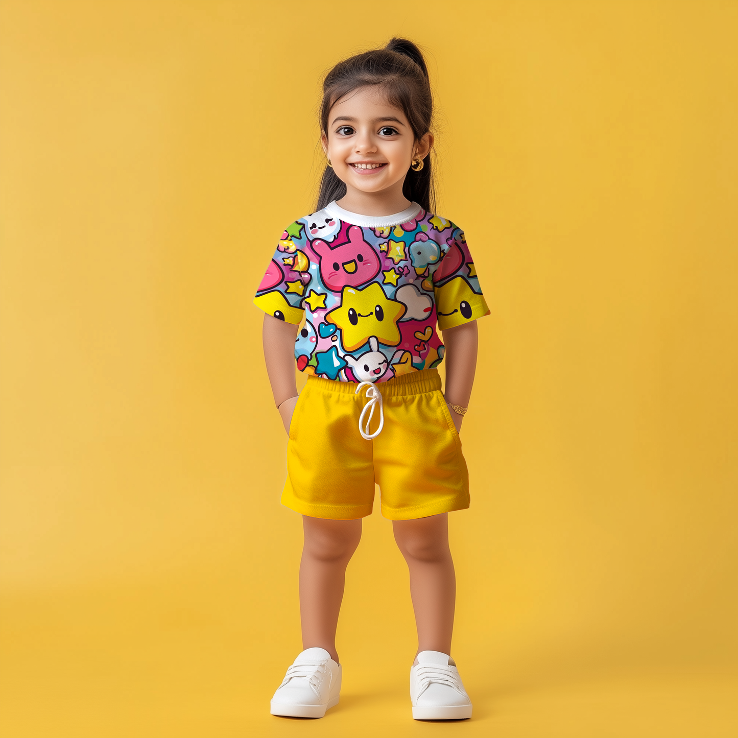 Candy Bubblel T-shirt & Shorts Co-ord Set