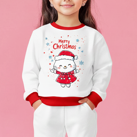 Christmas Doll White Co-ords Set