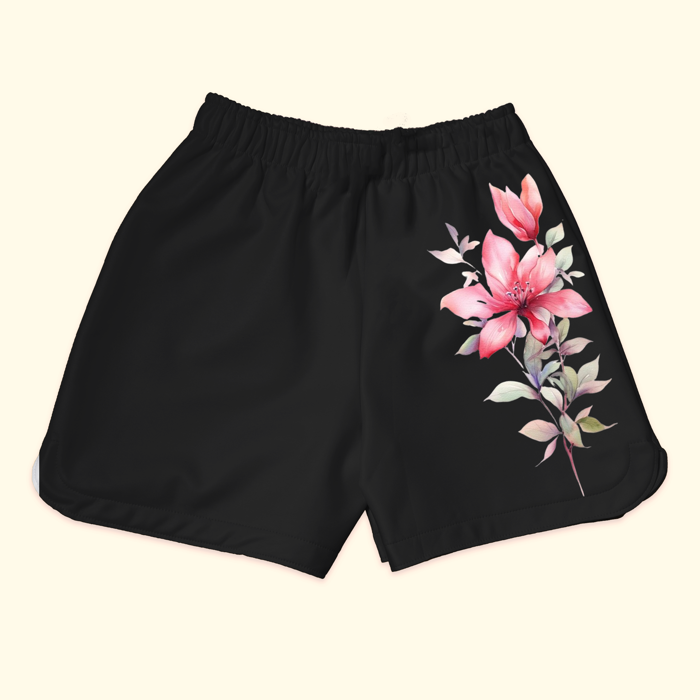 Black Blossom T-shirt & Shorts Kids Co-ord Set