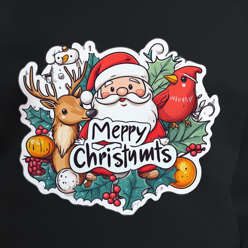 Christmas Black Kids Sweatshirt