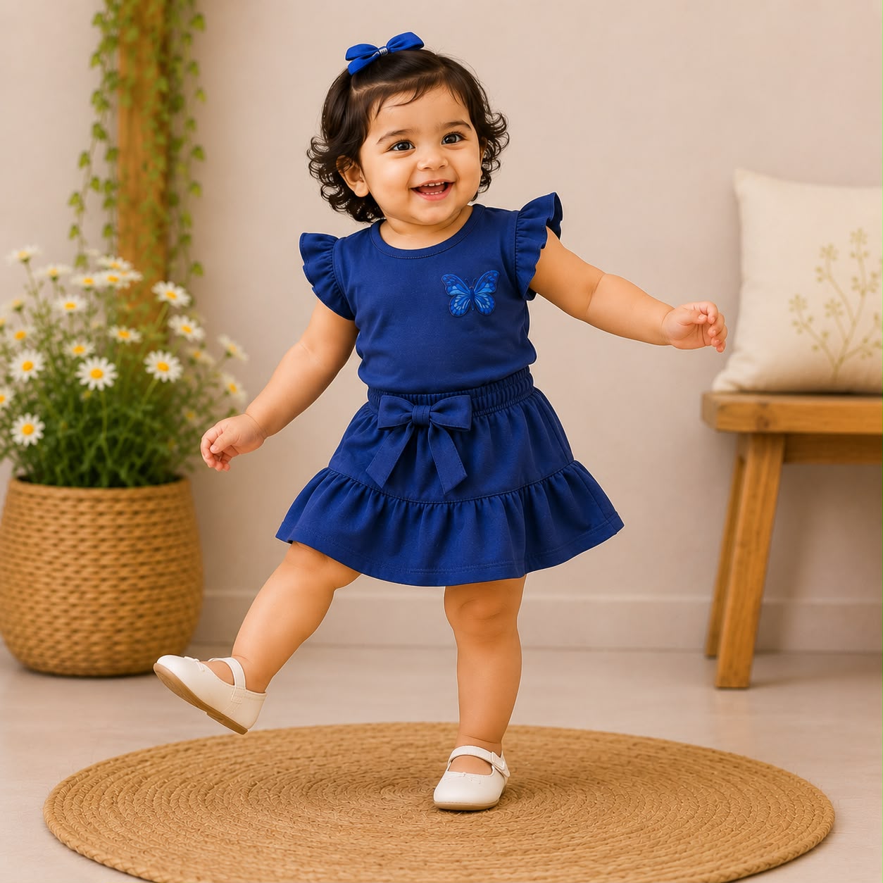 The Bella Butterfly Skirt Set