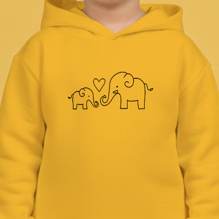 Yellow Signature Hoodie Co-ords Set