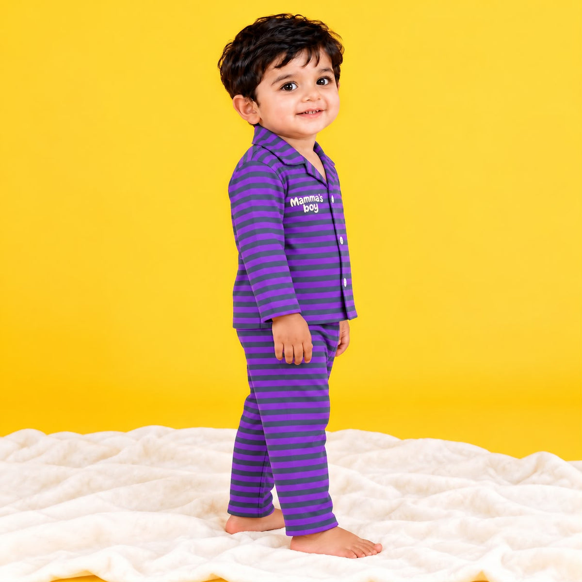 Little Dreamer Striped Night Suit