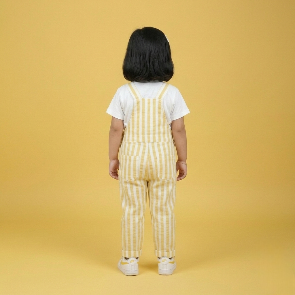 Sunny Stripe Dungarees