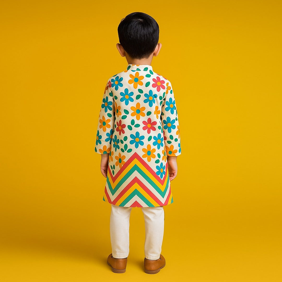 Blooming Bright Kurta Set