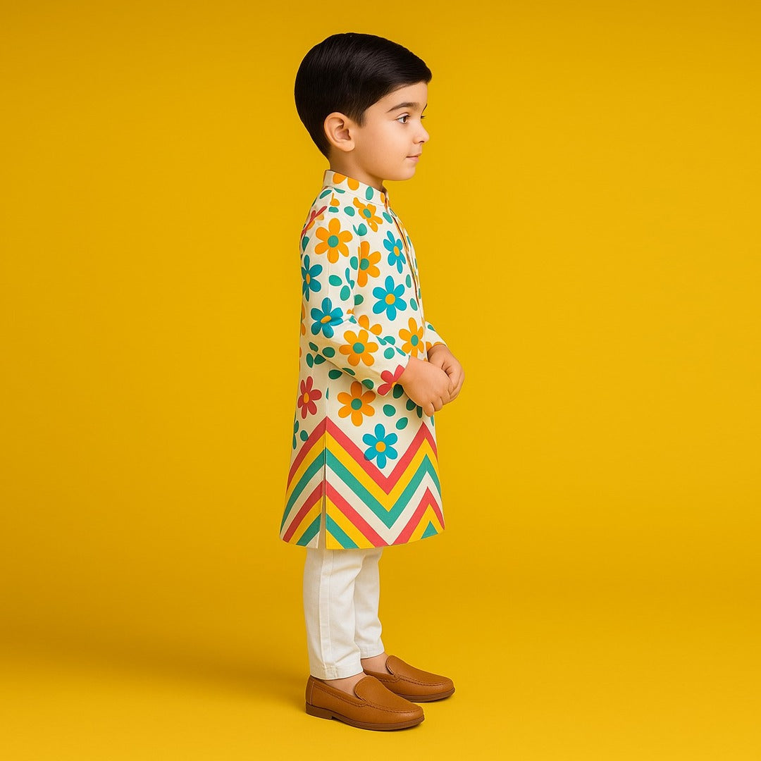 Blooming Bright Kurta Set