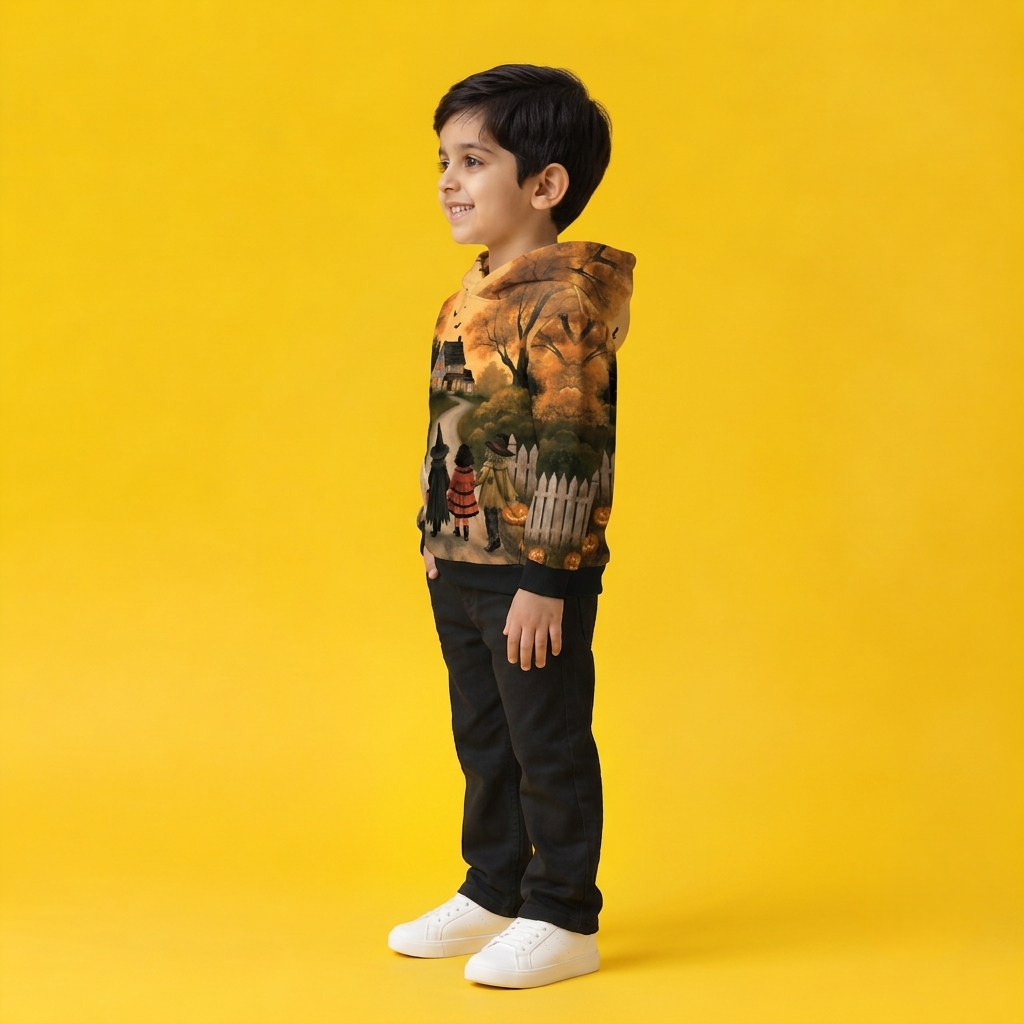 Haunted Little Adventures β Kids Halloween Hoodie Set