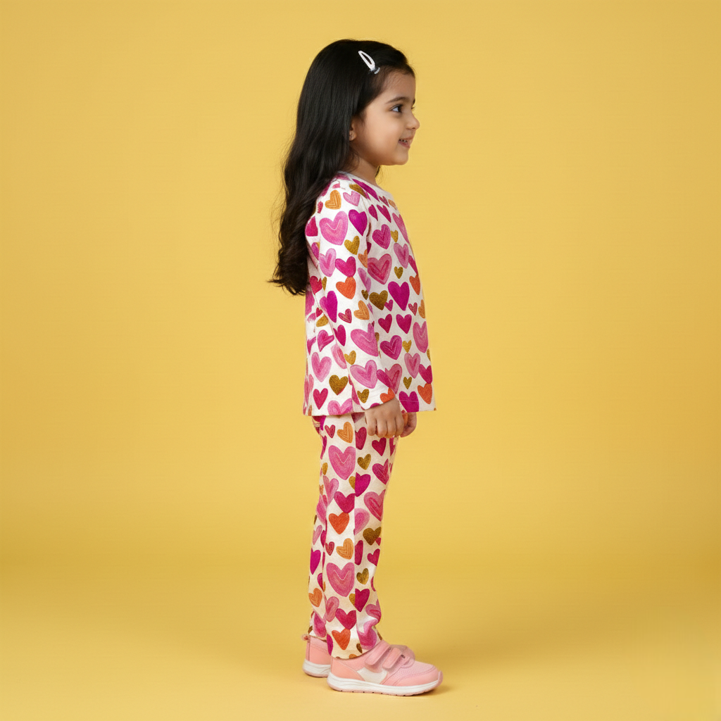 Candy Heart T-shirt & Jogger Co-ord Set