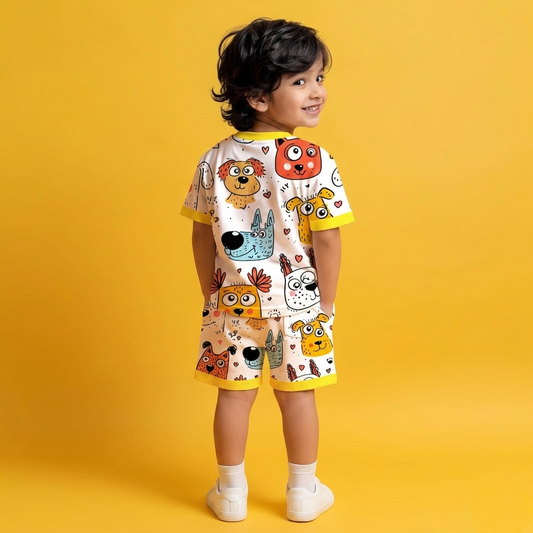 Pooch Party T-shirt & Shorts Set