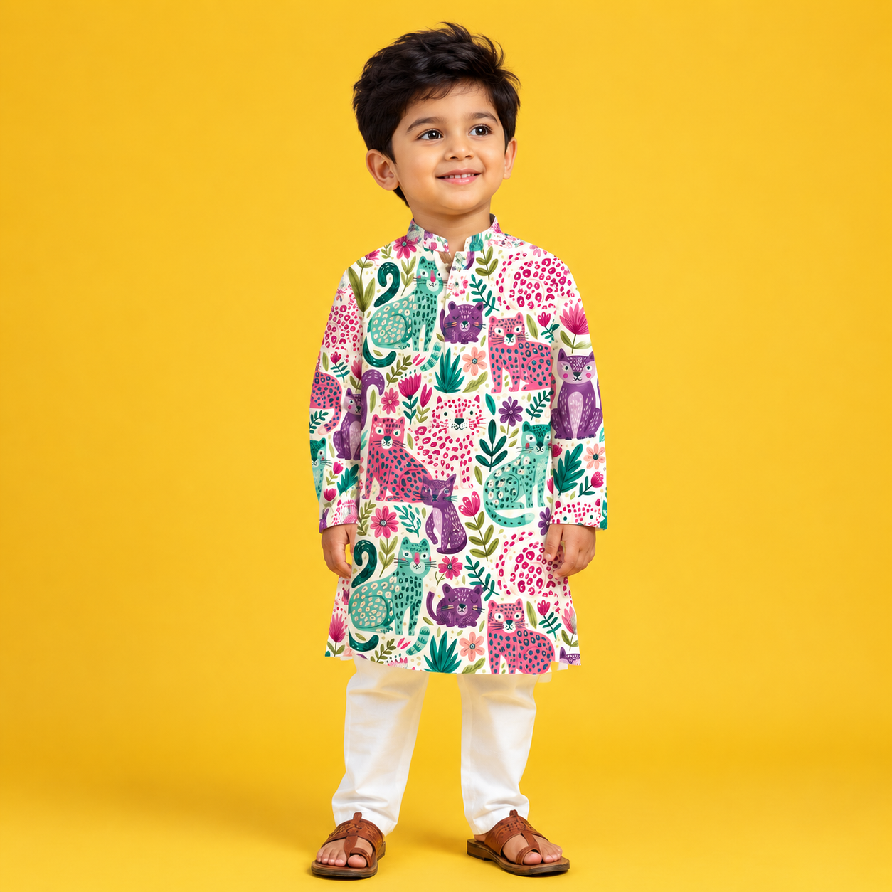 Rainbow Safari Kurta Set
