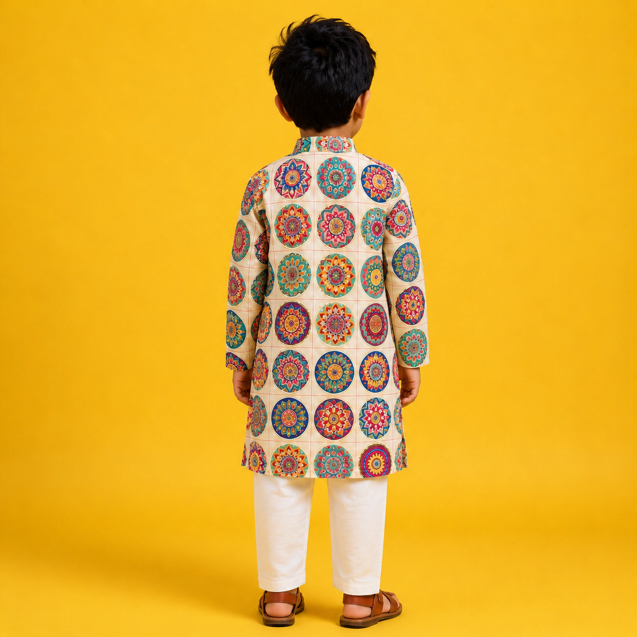 Little Rangoli Kurta Set