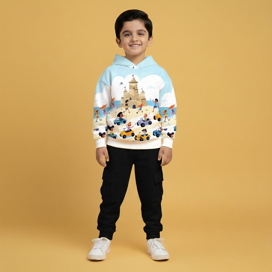 Sandcastle Hoodie & Cargo Jogger Set