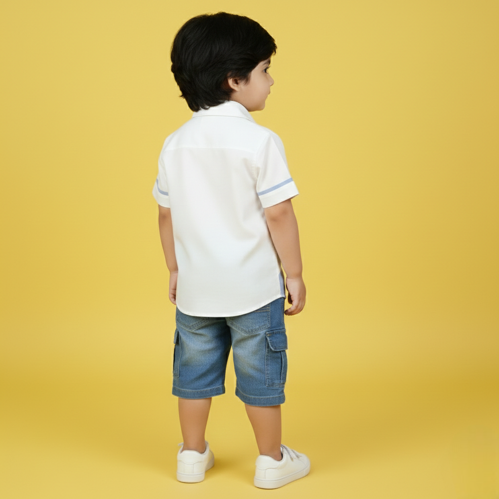 Skyline Colorblock Kids Shirt