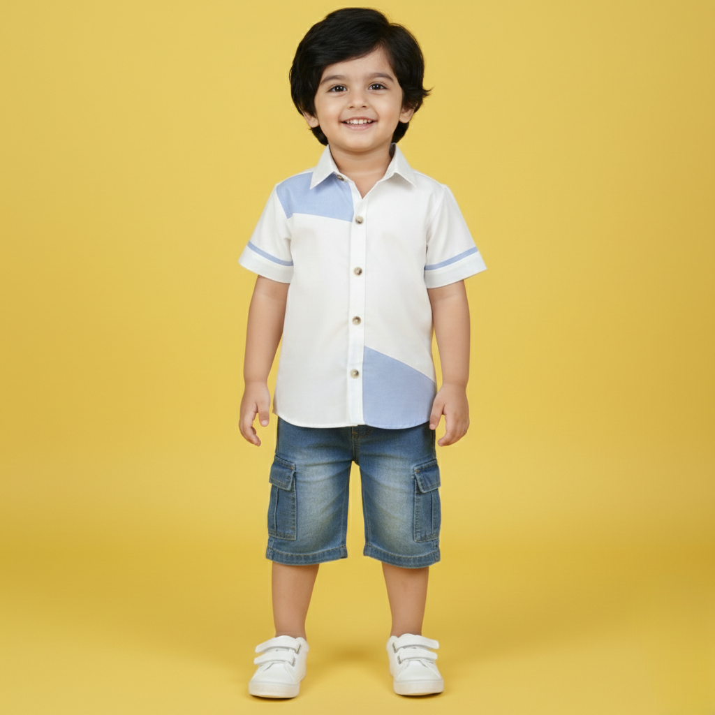Skyline Colorblock Kids Shirt