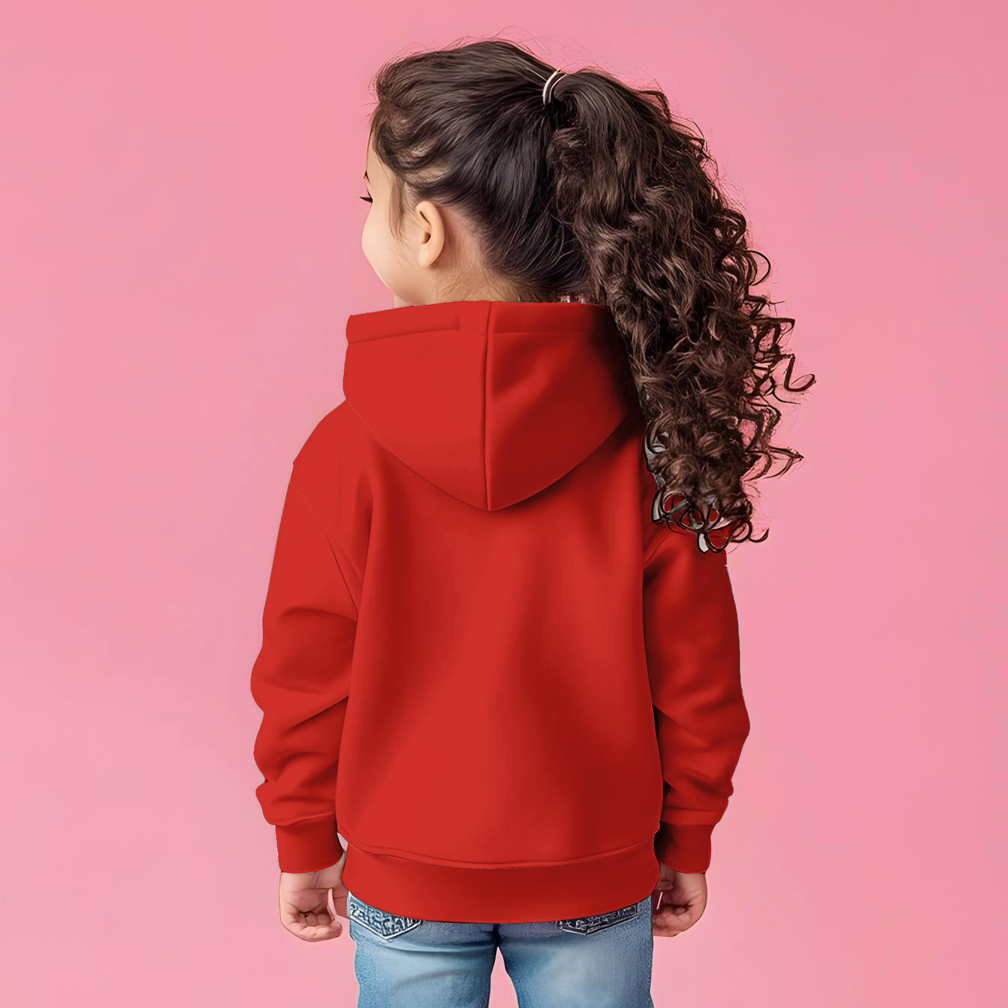 Puppy Red Kids Hoodie