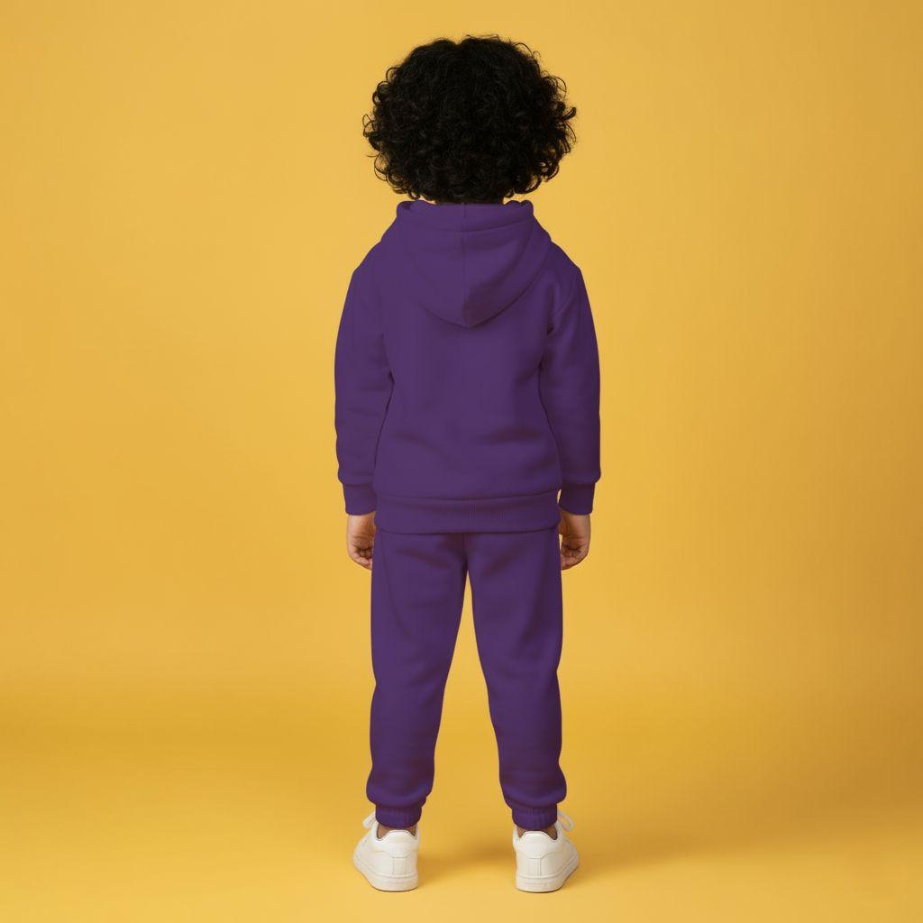 Sunshine Purple Yellow Hoodie & Jogger Set
