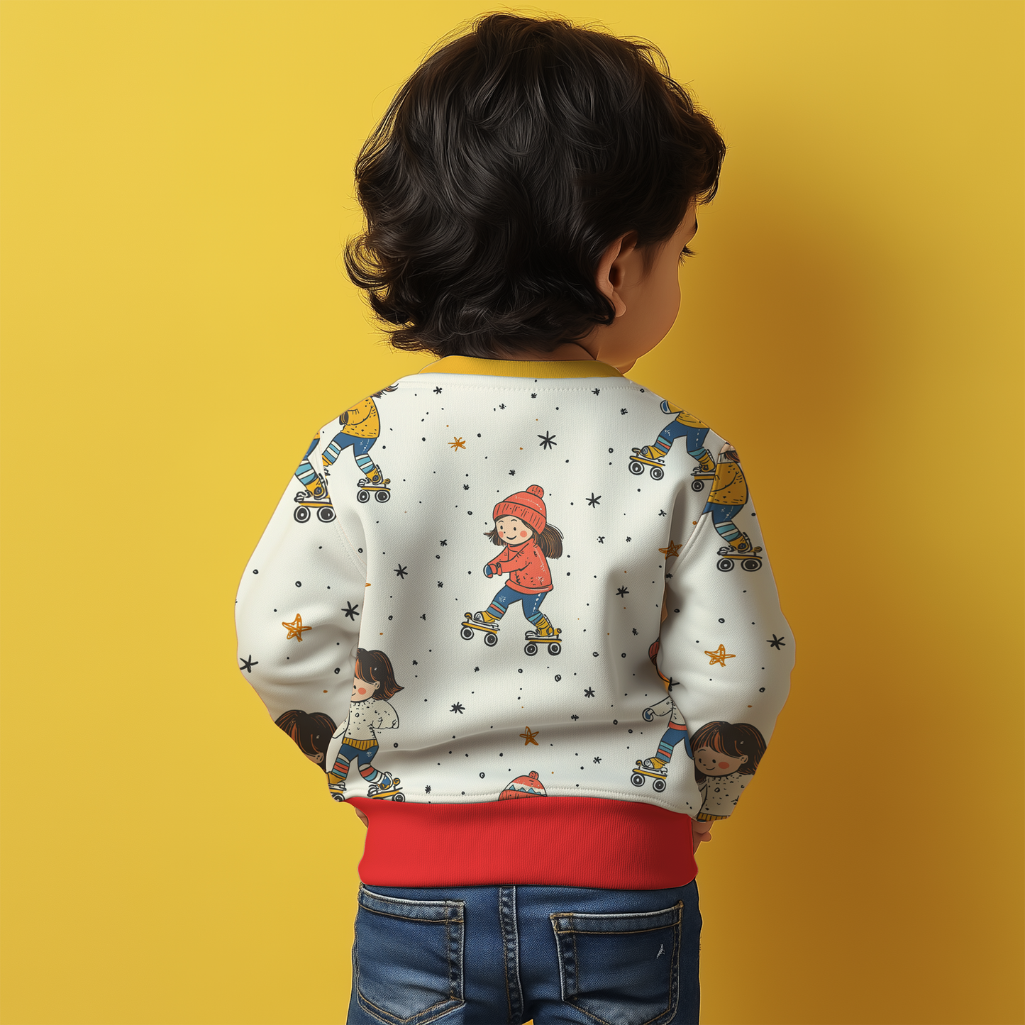 Winter Vibes Kids Sweatshirt