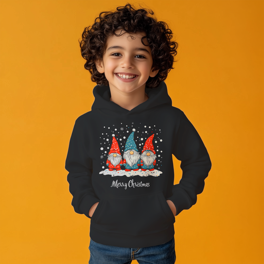 Christmas Blue Kids Hoodie