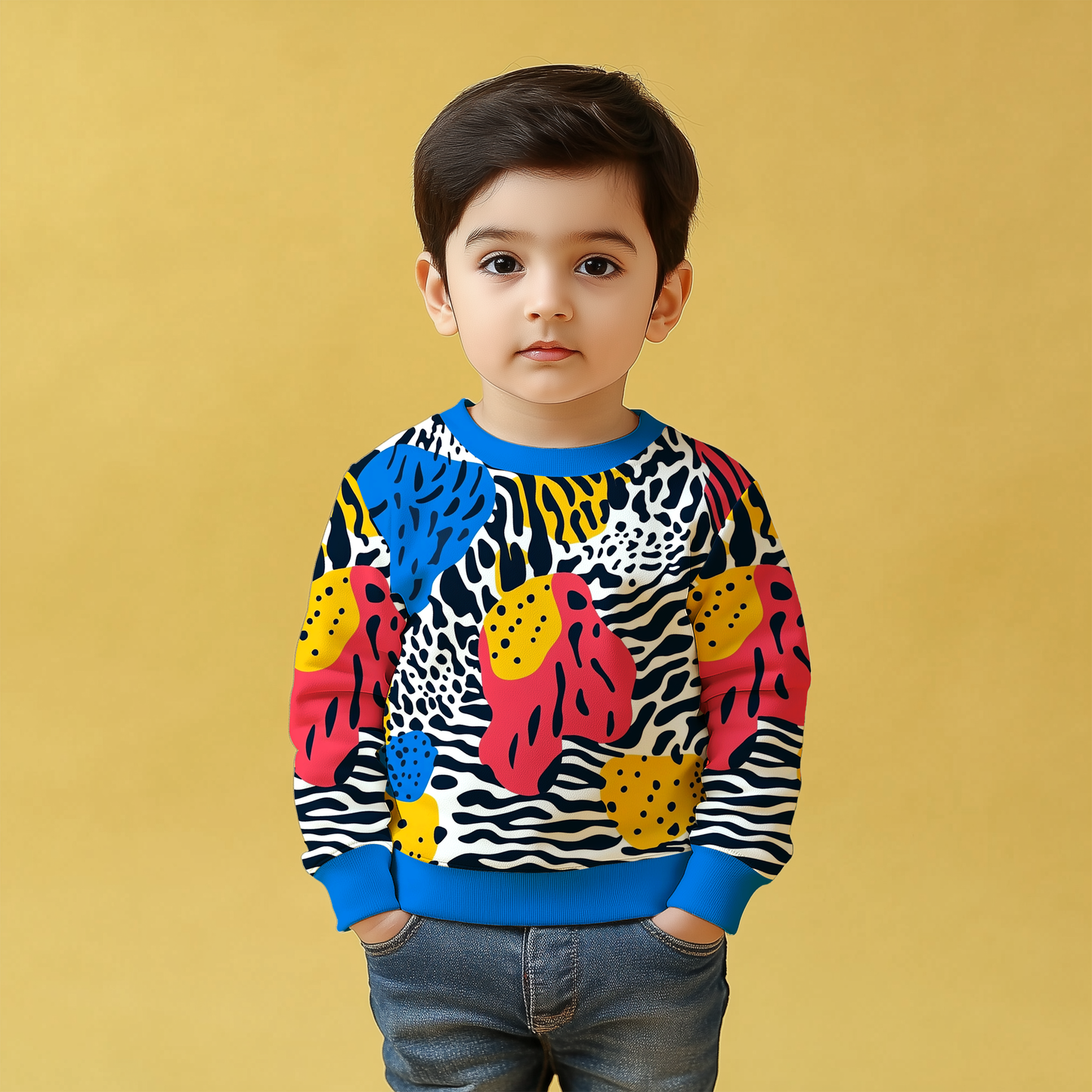 Tiger Stripes Kids Sweatshirt