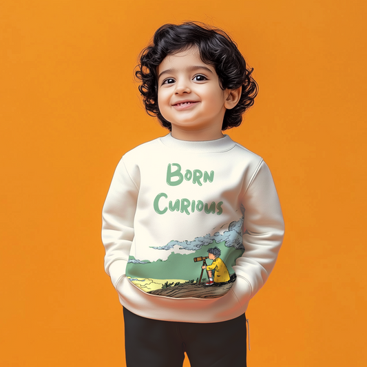 Born Curious Kids Sweatshirt