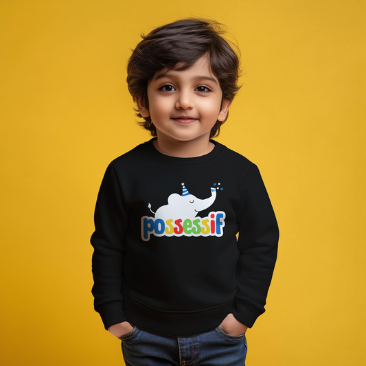 Black Possessif Kids Sweatshirt