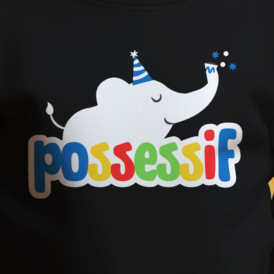 Black Possessif Kids Sweatshirt