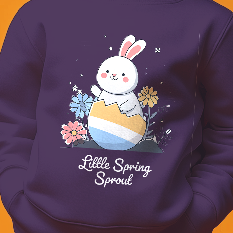 Bunny Egg Kids Sweatshirt