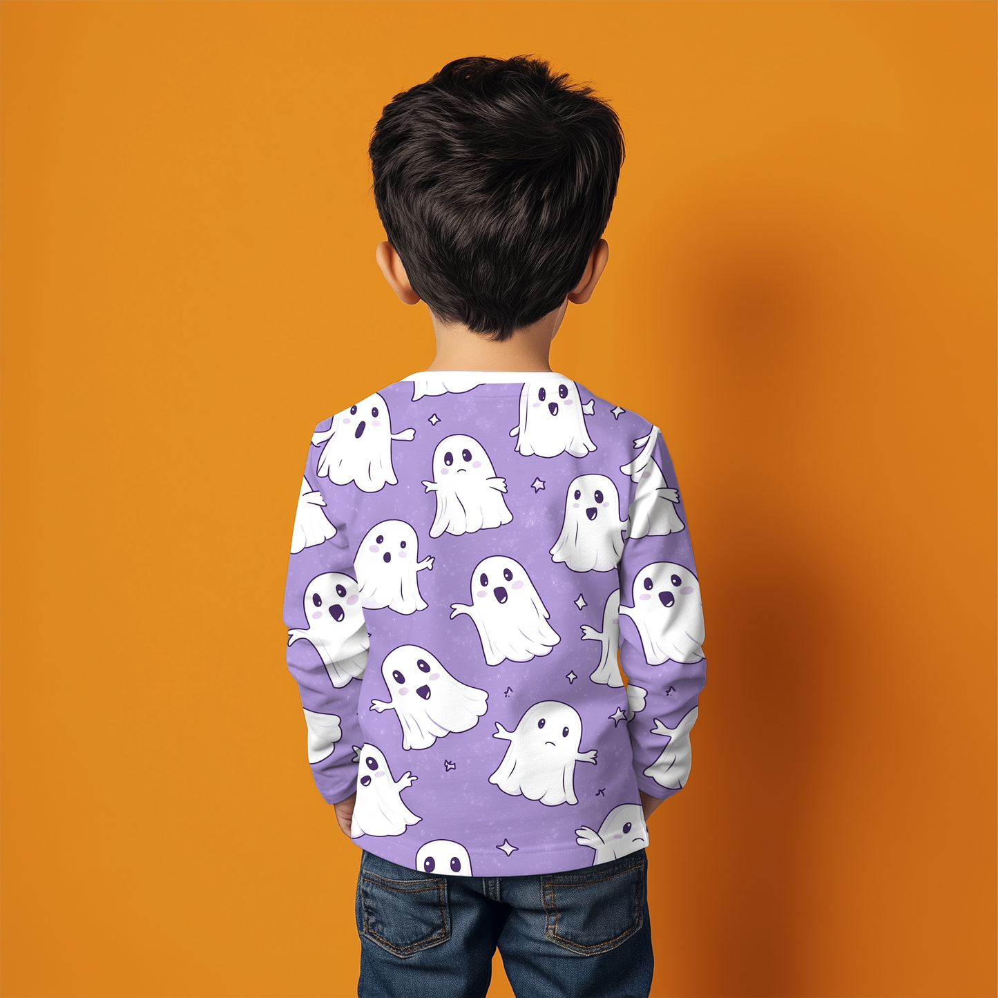 Cute ghost Full Sleeve T-Shirt