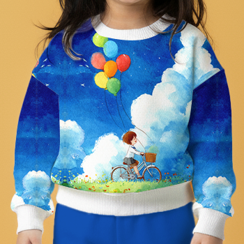 Balloon Ride Sweatshirt & Cargo Jogger Set