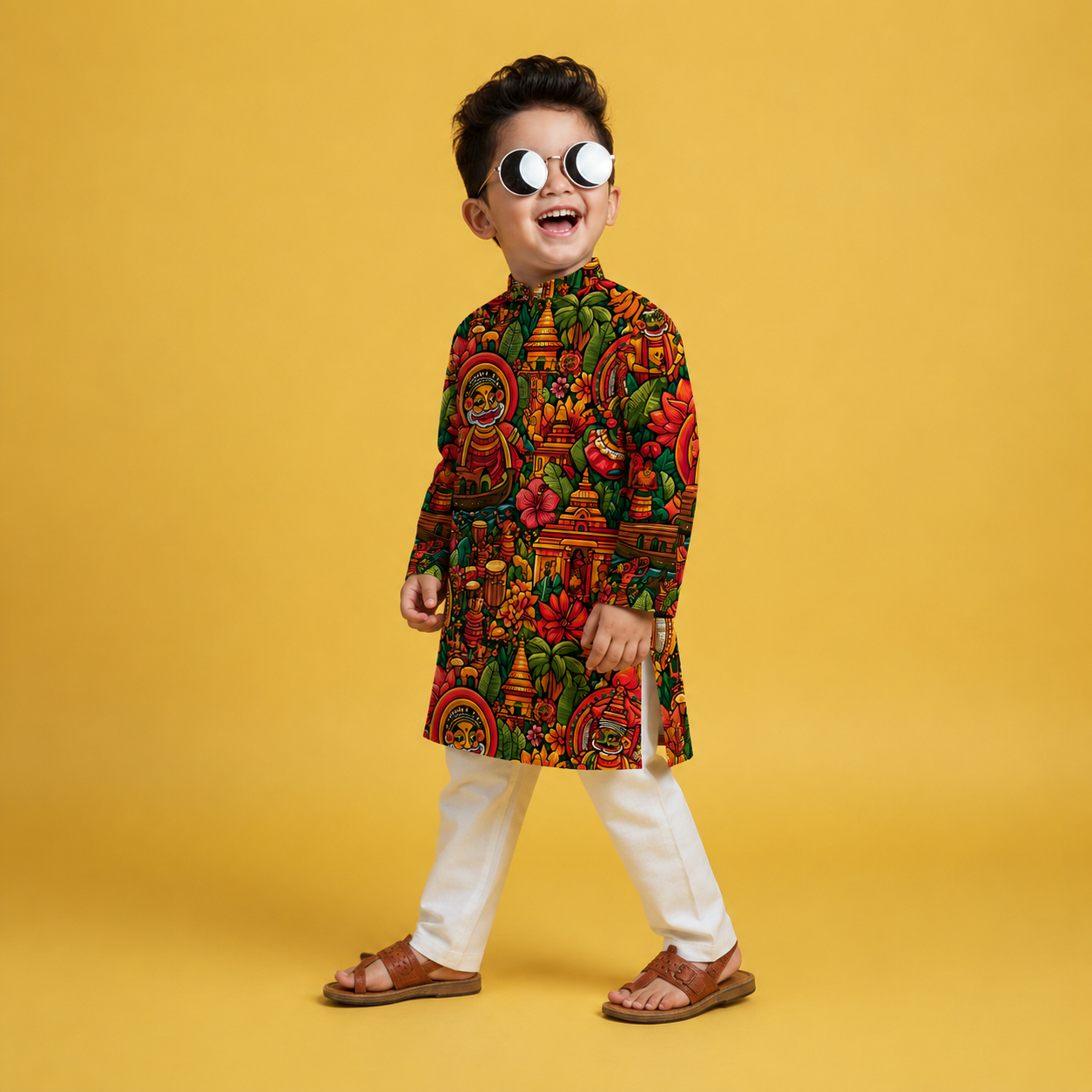 Kerala Utsavam Kurta Set