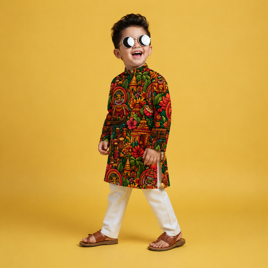 Kerala Utsavam Kurta Set
