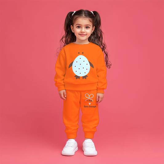 I Am Cute Enough Sweatshirts Co-ords Set